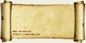 Una Miljanić vizit kartica